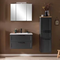 Wohnen Modern Country Badeinrichtung Set - Novelya (dreiteilig)