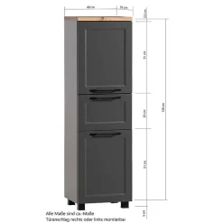 Wohnen Modern Country Badeinrichtung Set - Novelya (dreiteilig)