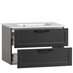 Wohnen Modern Country Badeinrichtung Set - Novelya (dreiteilig)