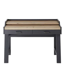 Wohnen Landhausmöbel|Bürotische*Modern Country Computertisch in Grau & Eiche - Joe