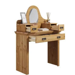 Wohnen Glasmöbel|Schminktische*Modern Country Frisiertisch mit Spiegel - Vocoja