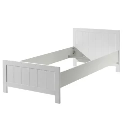 Kinder Wohnen Modern Country Kinderbett in Weiß - Ellen