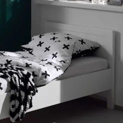 Kinder Wohnen Modern Country Kinderbett in Weiß - Ellen