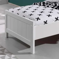 Kinder Wohnen Modern Country Kinderbett in Weiß - Ellen