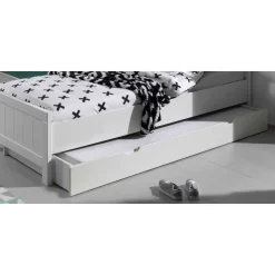 Kinder Wohnen Modern Country Kinderbett in Weiß - Ellen