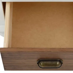 Wohnen Modern Country Nachtkommode in Weiß - Yakos