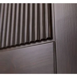 Wohnen Modern Country Nachtschrank in Dunkelbraun - Nauizia