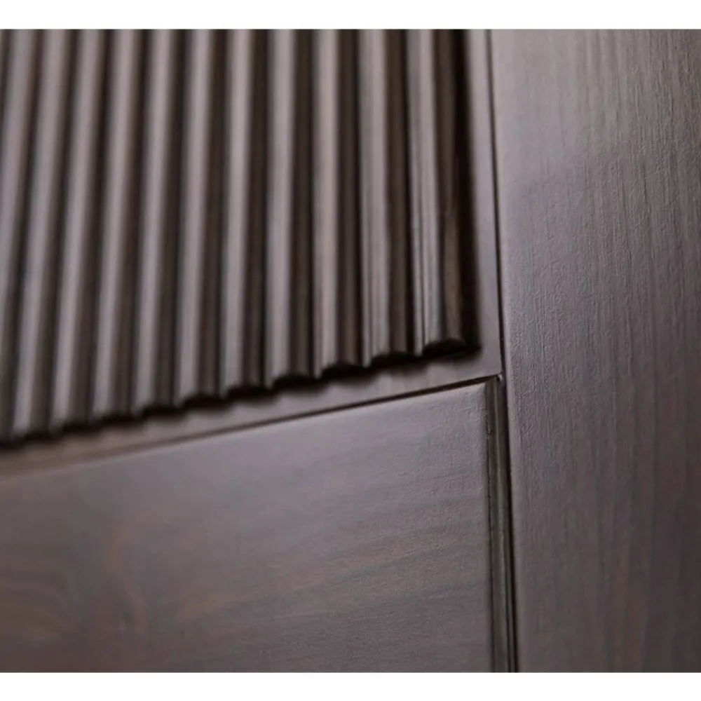 Wohnen Modern Country Nachtschrank in Dunkelbraun - Nauizia