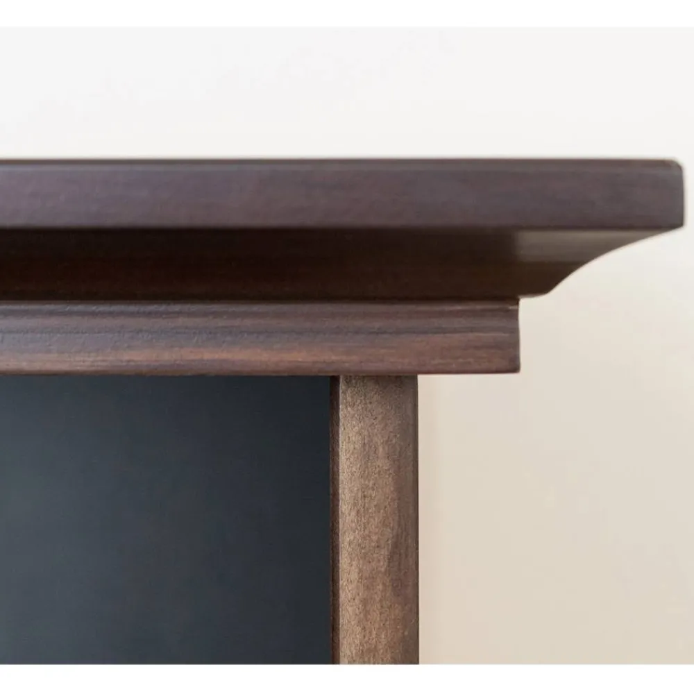 Wohnen Modern Country Nachtschrank in Dunkelbraun - Nauizia