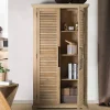 Wohnen Garderobenschränke*Modern Country Schrank mit Lamellentüren - Muray