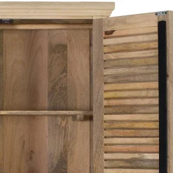 Wohnen Garderobenschränke*Modern Country Schrank mit Lamellentüren - Muray