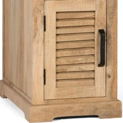 Wohnen Naturholzmöbel|Landhausmöbel*Modern Country Schreibtisch mit Lamellentüren - Muray