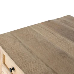 Wohnen Naturholzmöbel|Landhausmöbel*Modern Country Schreibtisch mit Lamellentüren - Muray