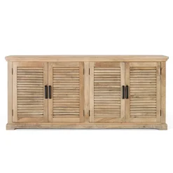 Wohnen Modern Country Sideboard mit Lamellentüren - Muray