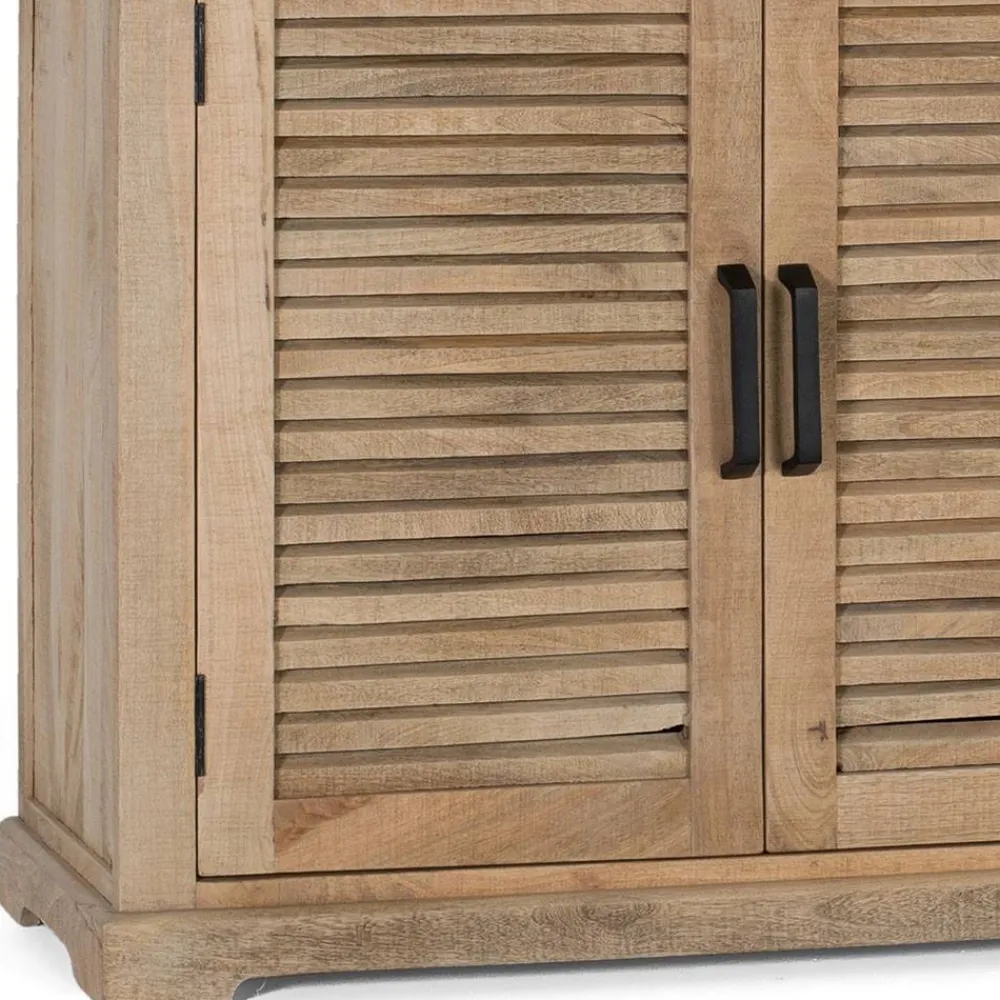 Wohnen Modern Country Sideboard mit Lamellentüren - Muray