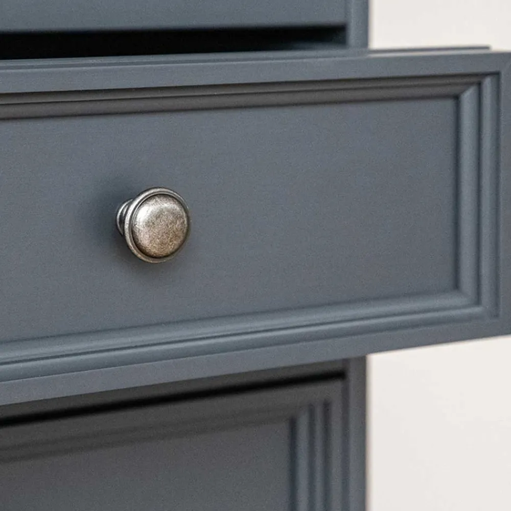 Wohnen Esszimmer-Vitrinen*Modern Country Vitrine in Grau & Kiefer - Eromsia