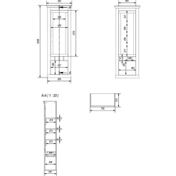 Wohnen Wohnwände|Wohnwand*Modern Country Wohnwand Set - Buleta (vierteilig)