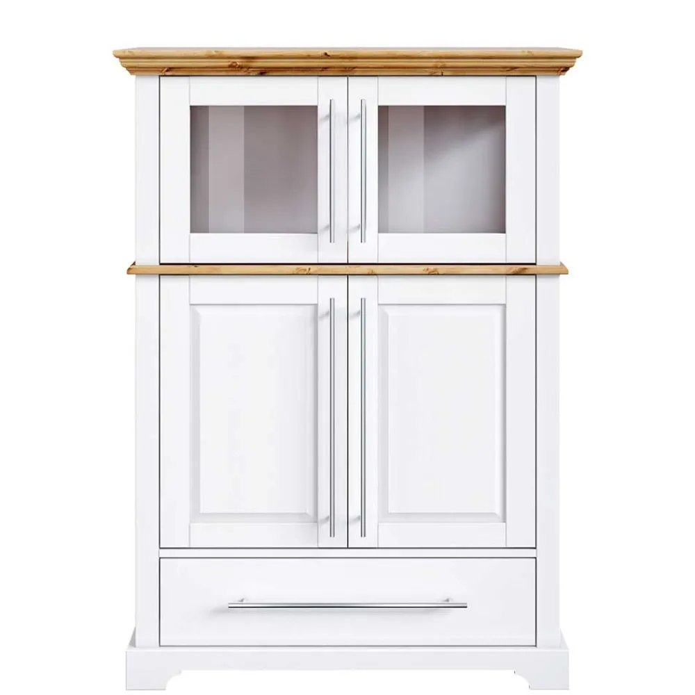 Wohnen Esszimmerschränke|Highboards*Modern Country Wohnzimmerschrank zweifarbig - Eyzaco