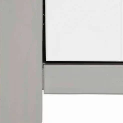 Wohnen Moderne Anrichte mit Regal in Weiß & Grau - Lurgeno