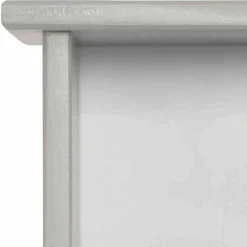 Wohnen Moderne Anrichte mit Regal in Weiß & Grau - Lurgeno