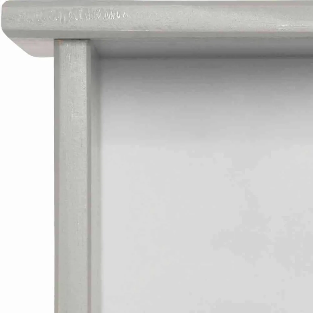 Wohnen Moderne Anrichte mit Regal in Weiß & Grau - Lurgeno