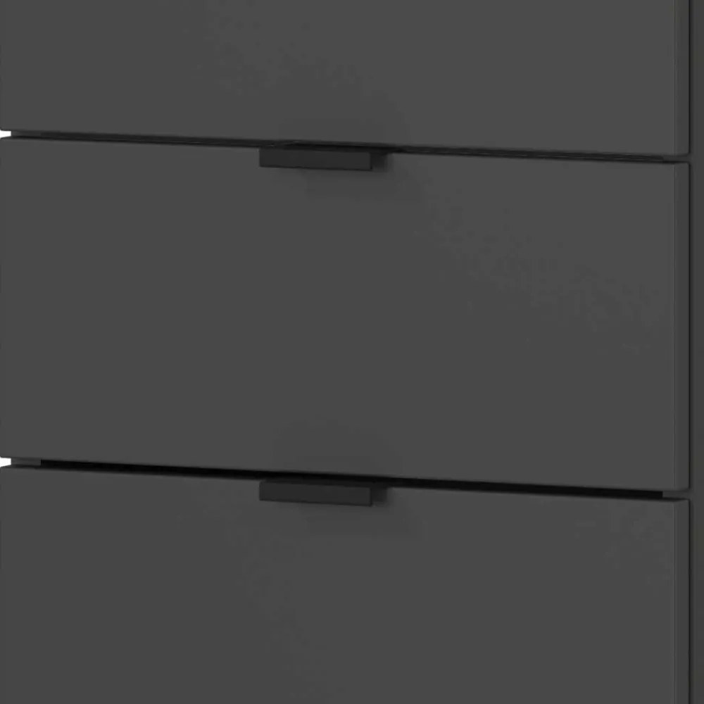 Wohnen Moderne Badmöbel Kombi in Grau - Quado (dreiteilig)