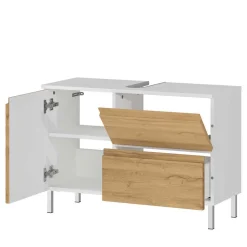 Wohnen Moderne Badmöbel zweifarbig - Aspariavo (dreiteilig)