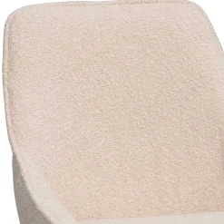 Wohnen Barhocker|Hocker*Moderne Boucle Barstühle in Beige - Alberta (2er Set)