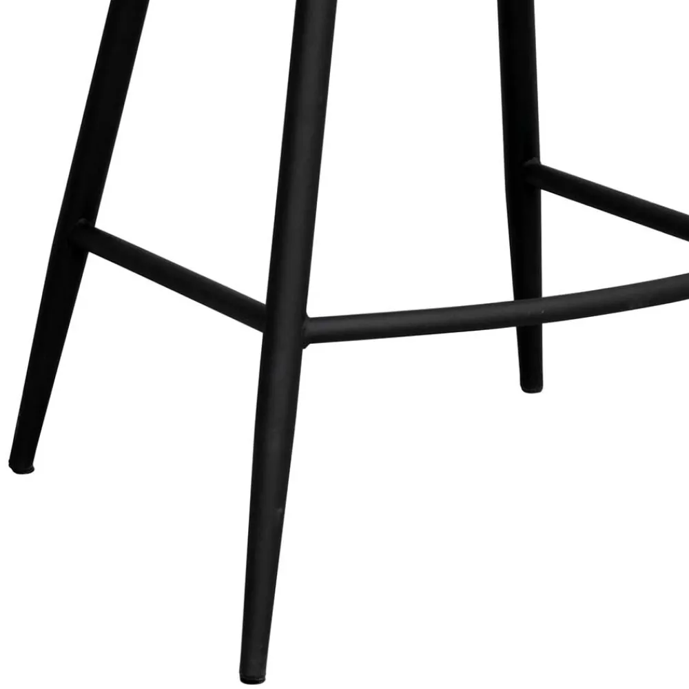 Wohnen Barhocker|Hocker*Moderne Boucle Barstühle in Beige - Alberta (2er Set)