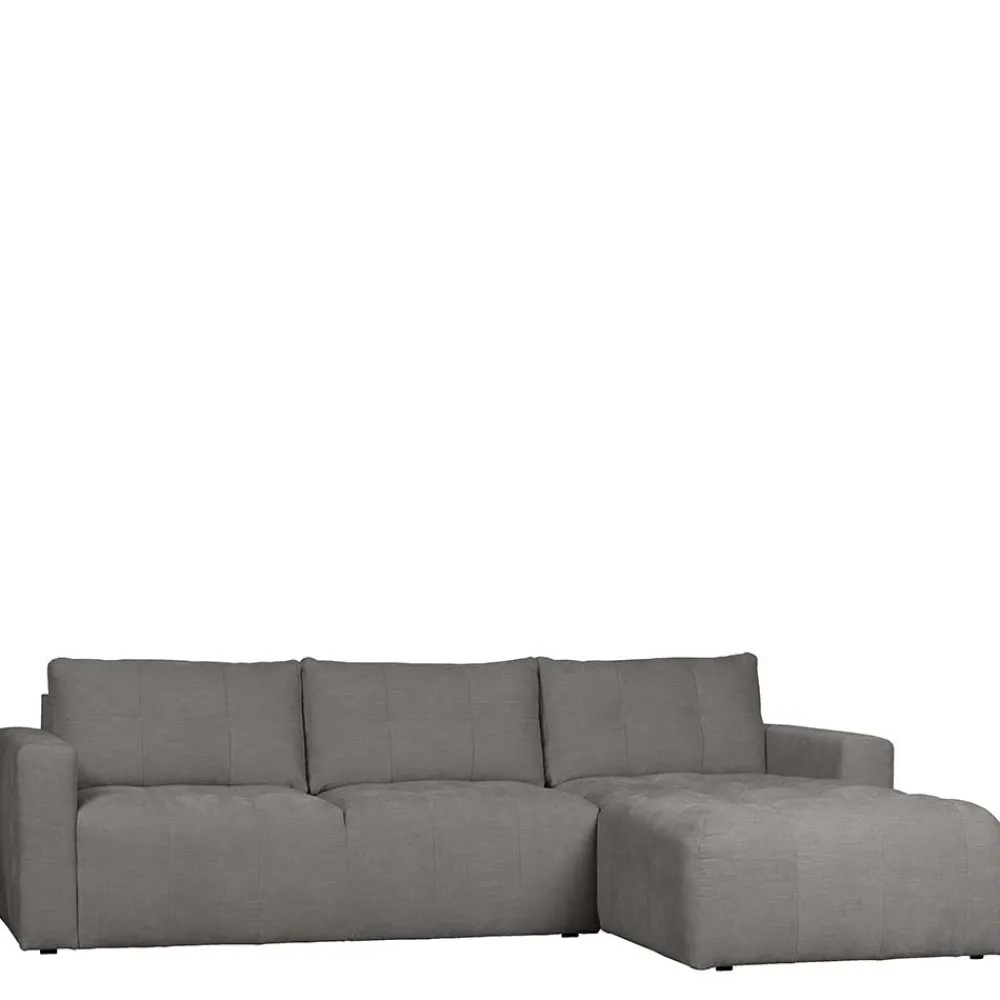 Wohnen Sofas|Sofa*Moderne Couchecke in Grau Stoffbezug - Janilea