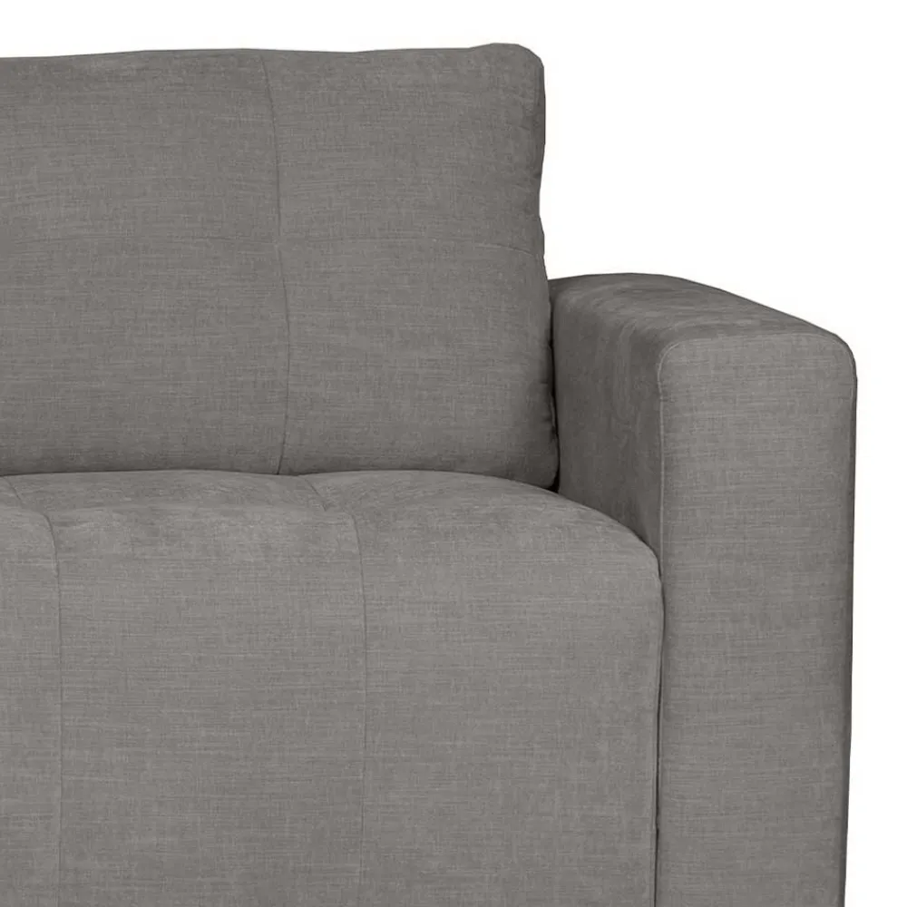Wohnen Sofas|Sofa*Moderne Couchecke in Grau Stoffbezug - Janilea