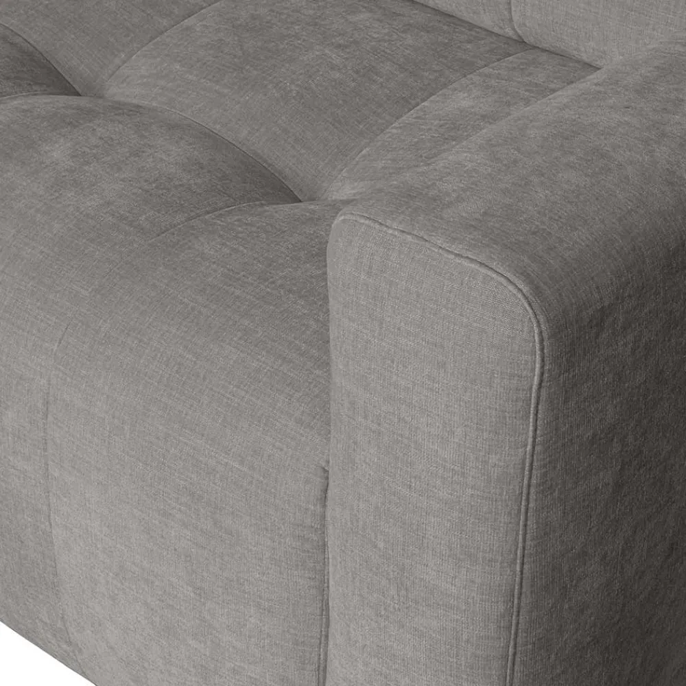 Wohnen Sofas|Sofa*Moderne Couchecke in Grau Stoffbezug - Janilea