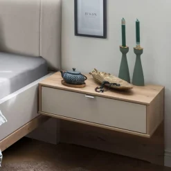 Wohnen Betten|Betten*Moderne Design Bettanlage mit Kunstleder - Crascanu (dreiteilig)