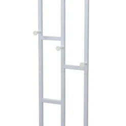 Wohnen Garderoben|Garderoben*Moderne Design Wandgarderobe aus Stahl in Weiß - Musone