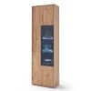 Wohnen Esszimmer-Vitrinen*Moderne Echtholz Vitrine aus Eiche Massivholz - Assela