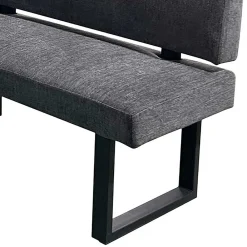 Wohnen Moderne Eckbank mit drei Sitzplätzen - Olegana