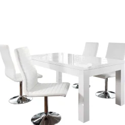 Wohnen Moderne Essgruppe mit 4 Drehstühlen - Baiamare (fünfteilig)