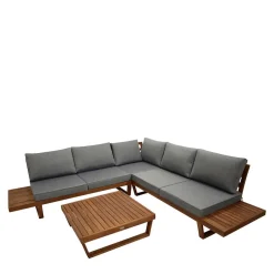 Wohnen Sitzgruppe*Moderne Garten Lounge mit Tisch - Ladosta (vierteilig)
