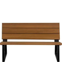 Wohnen Metall-Gartenmöbel|Küchenbänke*Moderne Gartenbank aus Abachi Holz - Liz