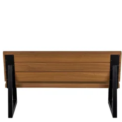 Wohnen Metall-Gartenmöbel|Küchenbänke*Moderne Gartenbank aus Abachi Holz - Liz