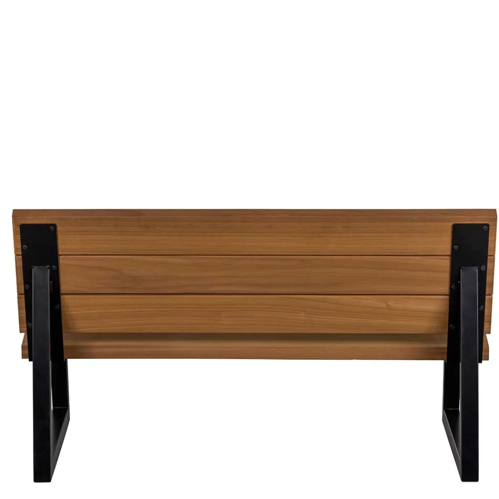 Wohnen Metall-Gartenmöbel|Küchenbänke*Moderne Gartenbank aus Abachi Holz - Liz