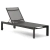 Wohnen Moderne Gartenliege in Dunkelgrau - Babet