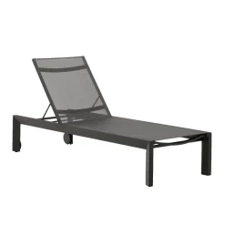 Wohnen Moderne Gartenliege in Dunkelgrau - Babet