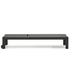 Wohnen Moderne Gartenliege in Dunkelgrau - Babet