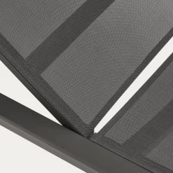 Wohnen Moderne Gartenliege in Dunkelgrau - Babet