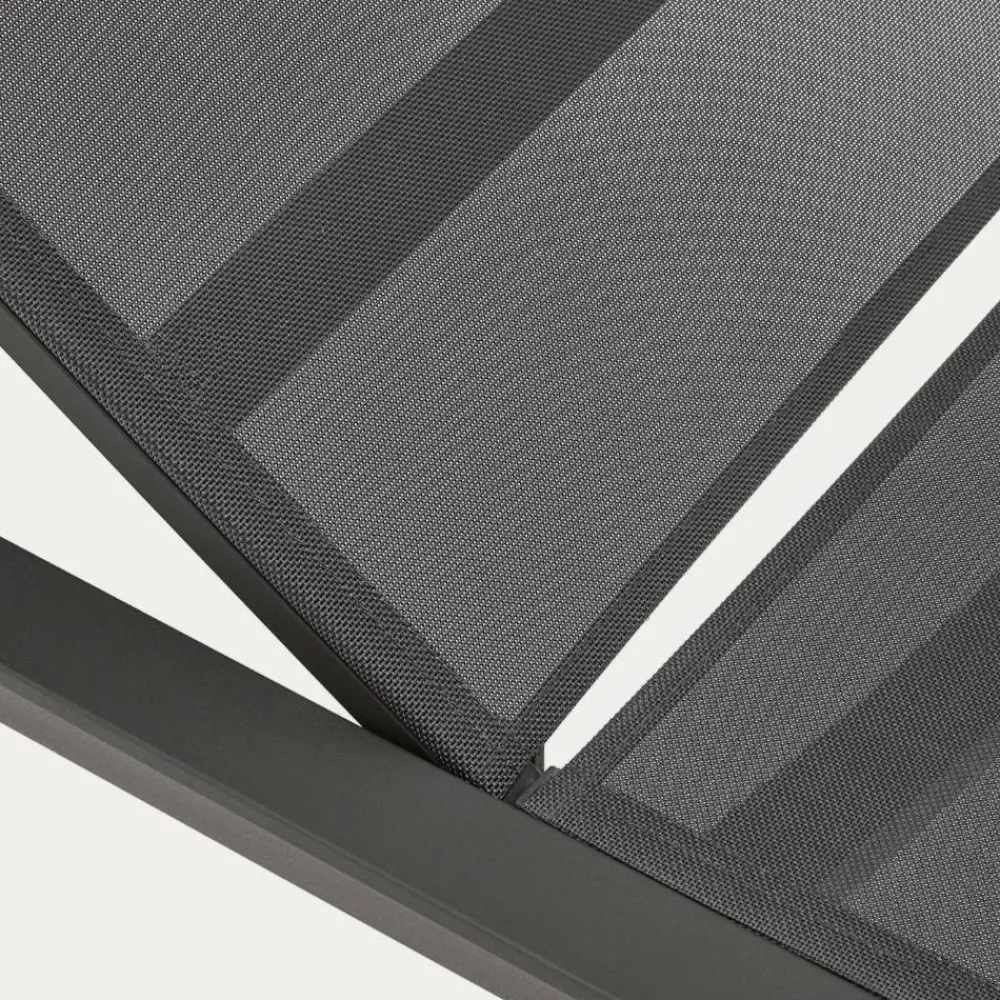 Wohnen Moderne Gartenliege in Dunkelgrau - Babet