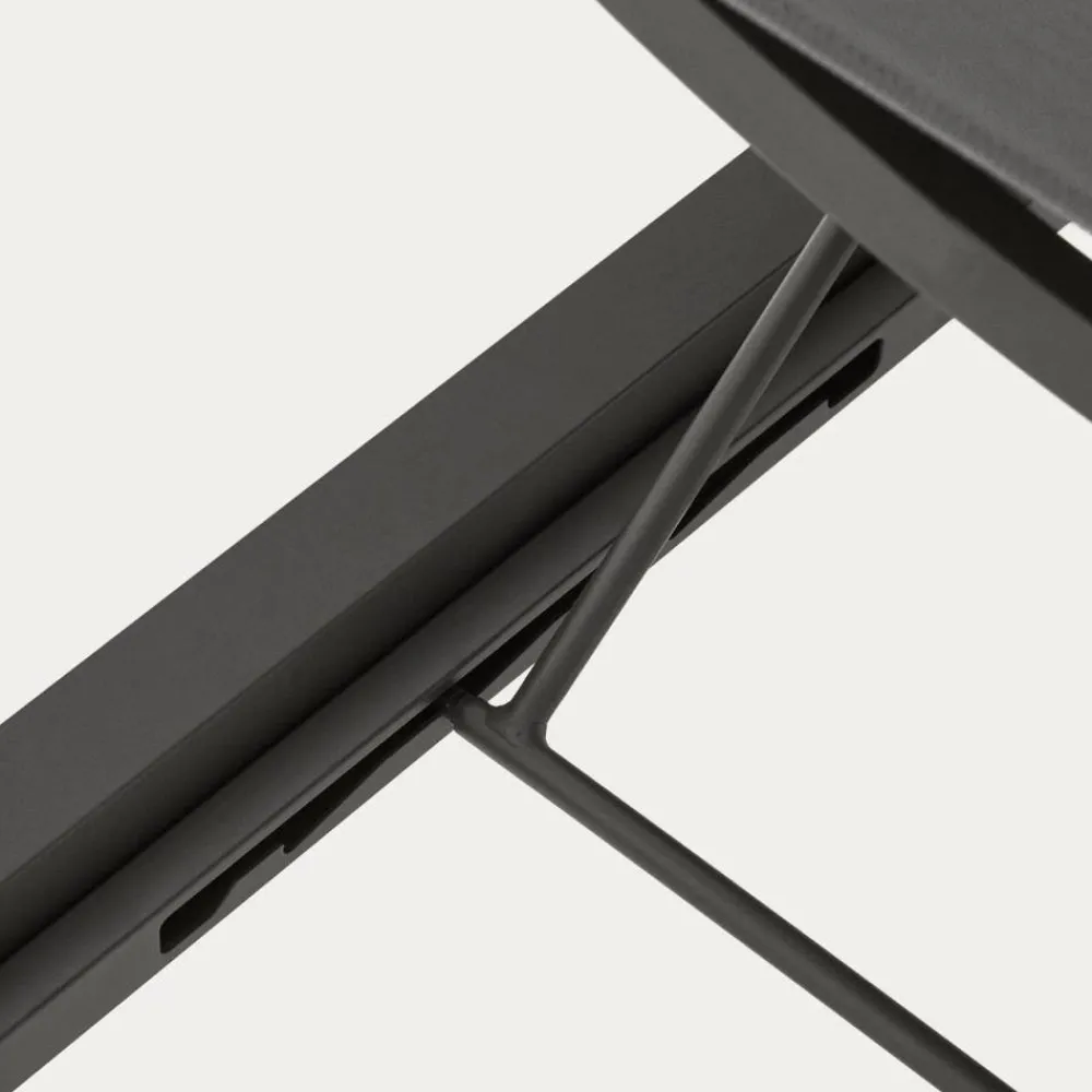 Wohnen Moderne Gartenliege in Dunkelgrau - Babet