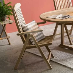 Wohnen Balkonmöbel|Terrassenmöbel*Moderne Gartensitzgruppe aus Teak Massivholz - Klahuma (fünfteilig)