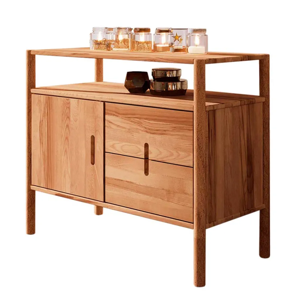 Wohnen Tv & Hifi-Möbel|Tv & Hifi-Möbel*Moderne Holzkommode mit Fach & Tür - Indrya