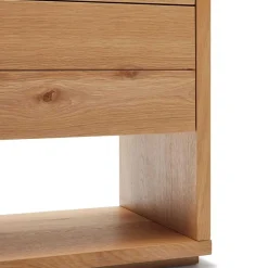 Wohnen Moderne Kommode mit drei Schubladen und Fach - Algaro